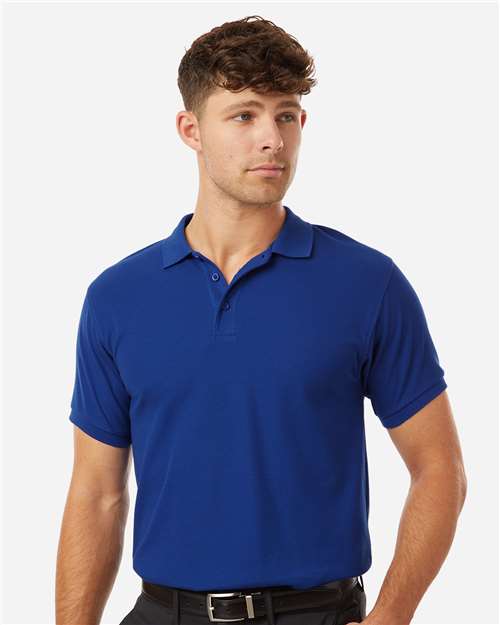 Men's Tall Pique Polo - Royal