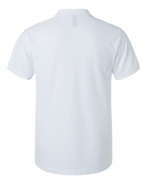Men's Tall Pique Polo - White