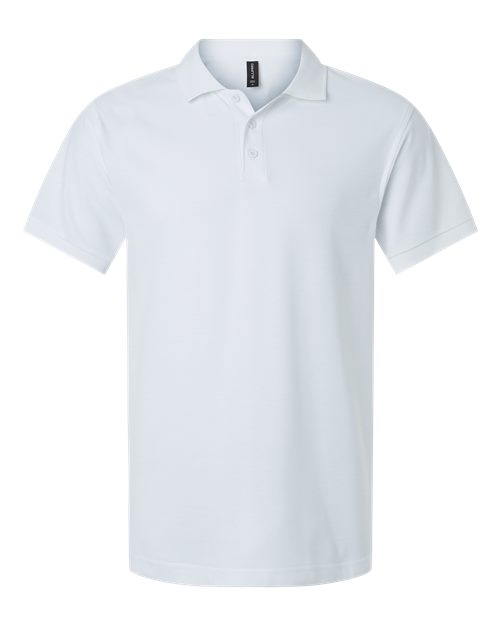 Men's Tall Pique Polo - White