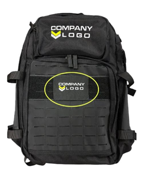 Medium Blank Black Patch - Qty 10 - Black