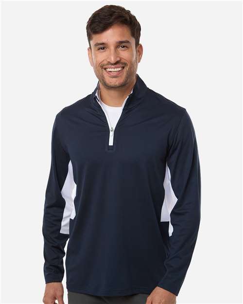 Men's Pure 2.0 Quarter-Zip - Deep Navy/ White Glow