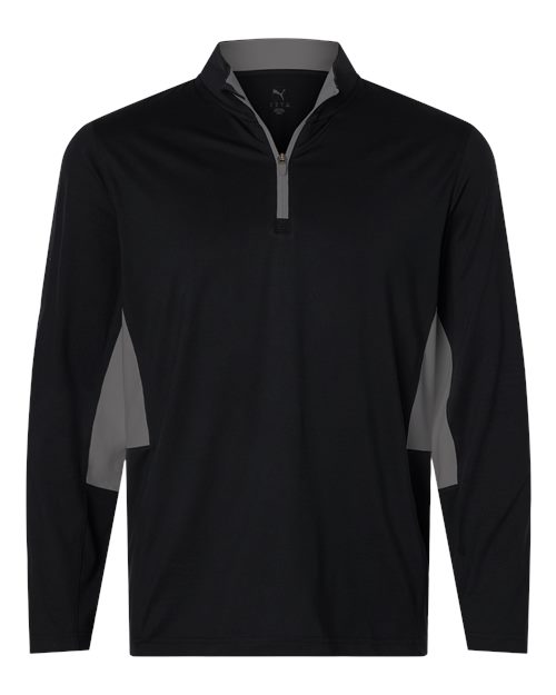 Men's Pure 2.0 Quarter-Zip - Puma Black/ Slate Sky