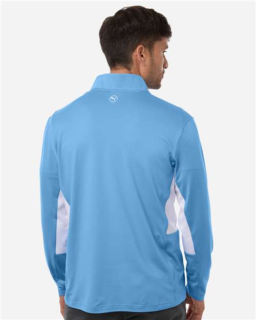 Men's Pure 2.0 Quarter-Zip - Team Light Blue/ White Glow