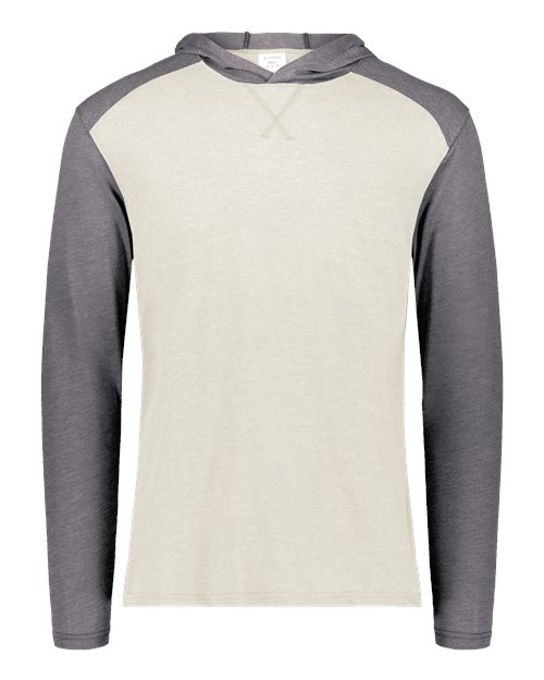 Unisex Gameday Vintage Hooded T-Shirt - Birch/ Carbon Heather