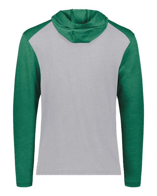 Unisex Gameday Vintage Hooded T-Shirt - Grey Heather/ Kelly Heather