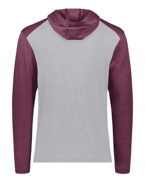 Unisex Gameday Vintage Hooded T-Shirt - Grey Heather/ Maroon Heather