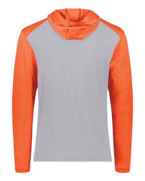 Unisex Gameday Vintage Hooded T-Shirt - Grey Heather/ Orange Heather