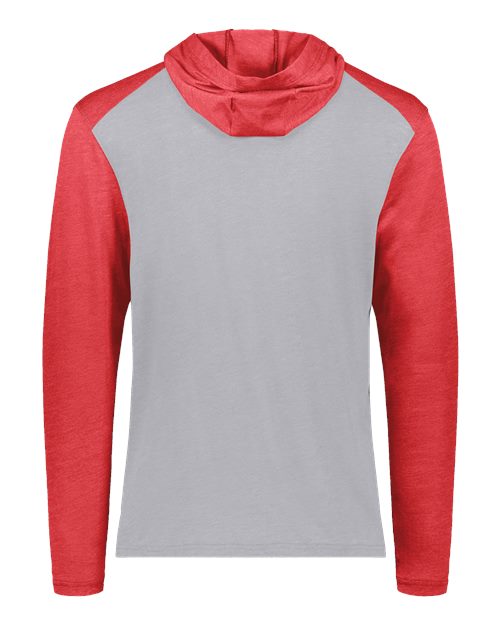 Unisex Gameday Vintage Hooded T-Shirt - Grey Heather/ Scarlet Heather