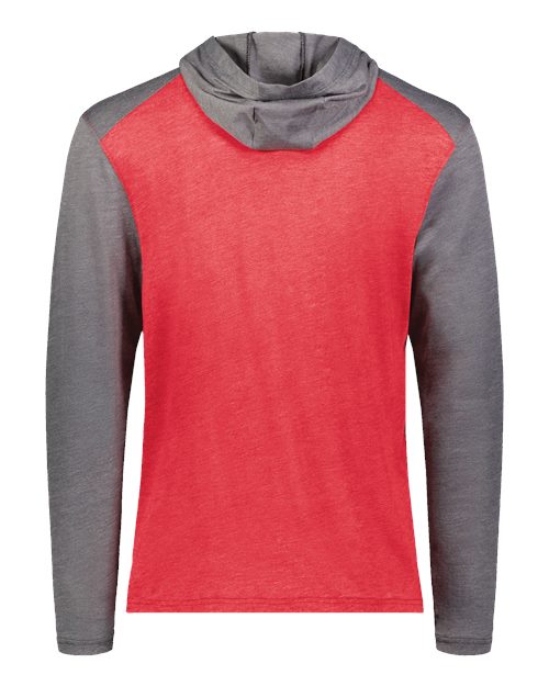 Unisex Gameday Vintage Hooded T-Shirt - Scarlet Heather/ Carbon Heather