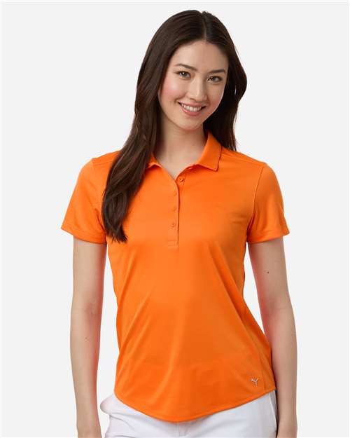 Womens Pure 2.0 Polo - Rickie Orange