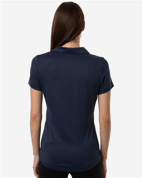 Womens Icon Heather Polo - Deep Navy Heather