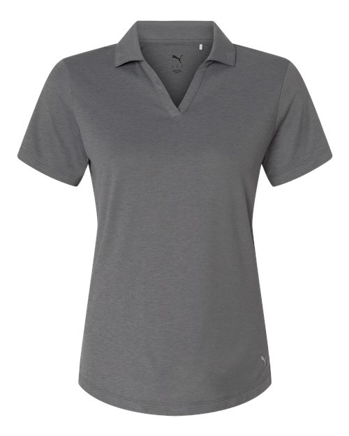 Womens Icon Heather Polo - Slate Sky Heather