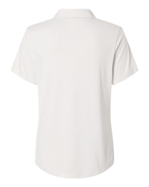 Womens Icon Heather Polo - Warm White Heather