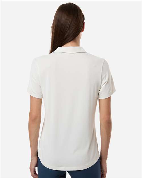 Womens Icon Heather Polo - Warm White Heather