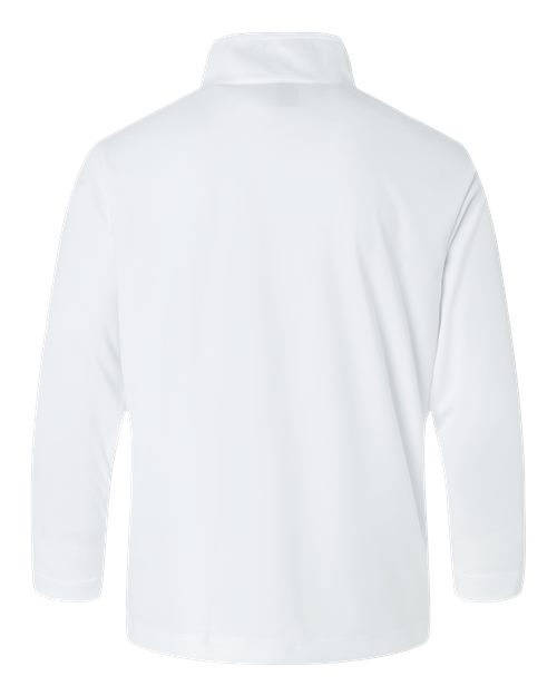 Youth Pro-Lock Performance Quarter-Zip Pullover - White