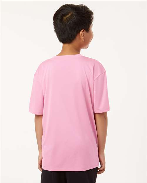 Youth Pro-Lock Performance T-Shirt - Light Pink