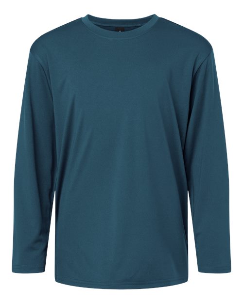 Youth Pro-Lock Performance Long Sleeve T-Shirt - Atlantic Blue