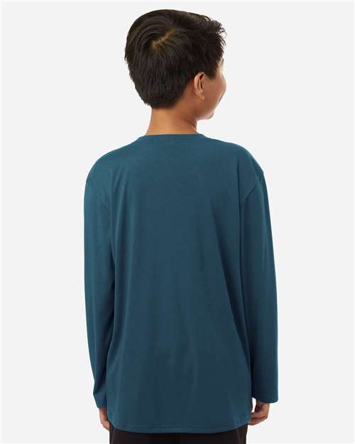 Youth Pro-Lock Performance Long Sleeve T-Shirt - Atlantic Blue