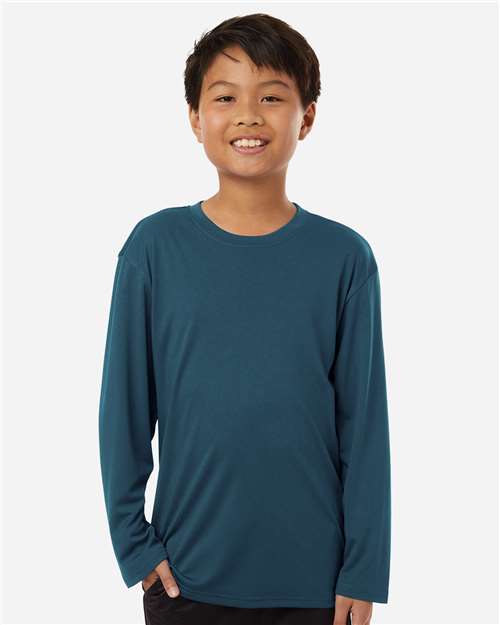 Youth Pro-Lock Performance Long Sleeve T-Shirt - Atlantic Blue