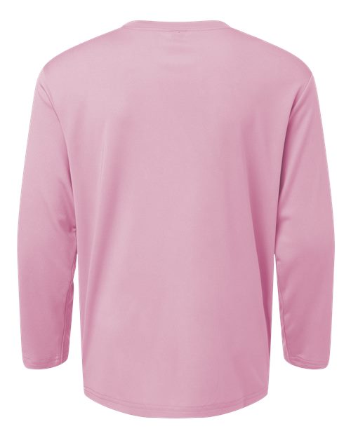 Youth Pro-Lock Performance Long Sleeve T-Shirt - Light Pink