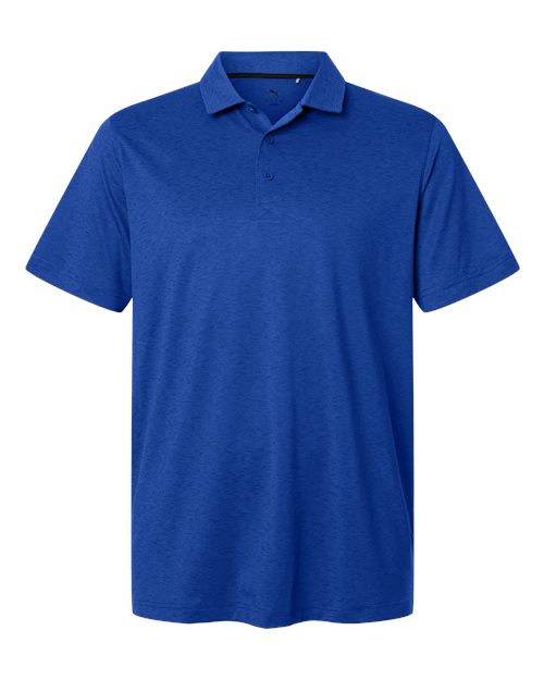 Men's Icon Heather Polo 2.0 - Festive Blue Heather