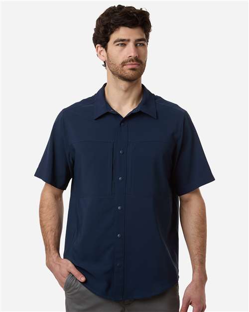 Men's UltraUVP Shoreline Short Sleeve Staff Shirt - Classic Navy