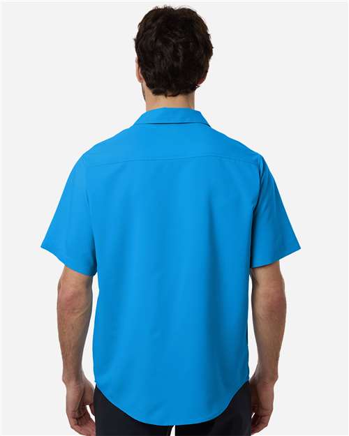 Men's UltraUVP Shoreline Short Sleeve Staff Shirt - Electric Blue