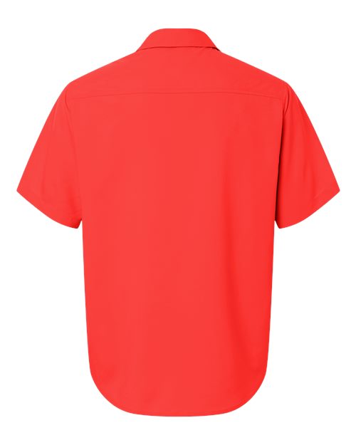Men's UltraUVP Shoreline Short Sleeve Staff Shirt - Marina Red