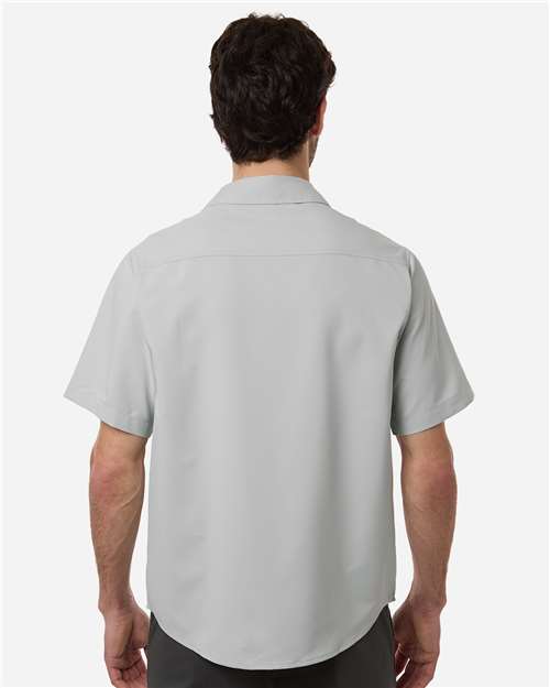 Men's UltraUVP Shoreline Short Sleeve Staff Shirt - Platinum