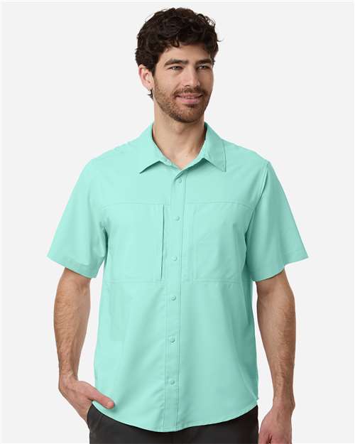 Men's UltraUVP Shoreline Short Sleeve Staff Shirt - Sea Glass