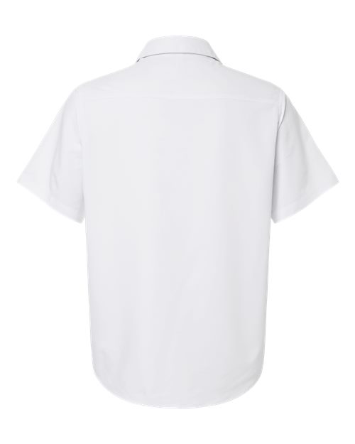 Men's UltraUVP Shoreline Short Sleeve Staff Shirt - White