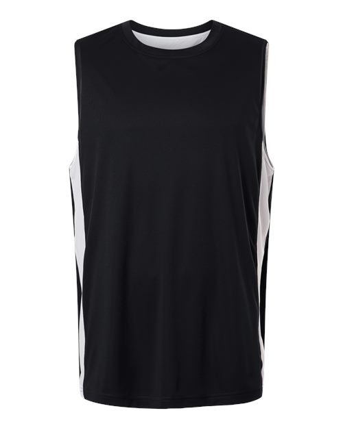 Unisex Zone Performance Reversible Jersey - Black/ White