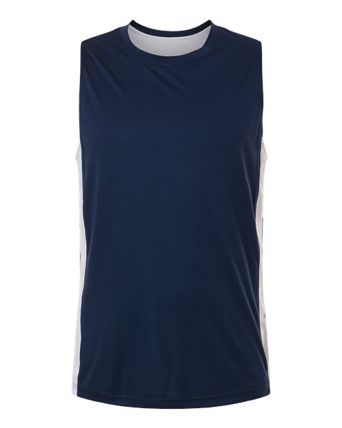 Unisex Zone Performance Reversible Jersey - Sport Dark Navy/ White