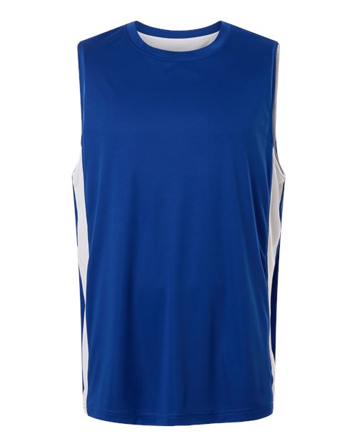 Unisex Zone Performance Reversible Jersey - Sport Royal/ White