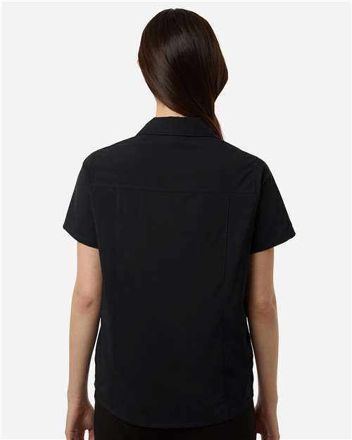 Women's UltraUVP Shoreline Short Sleeve Staff Shirt - Black