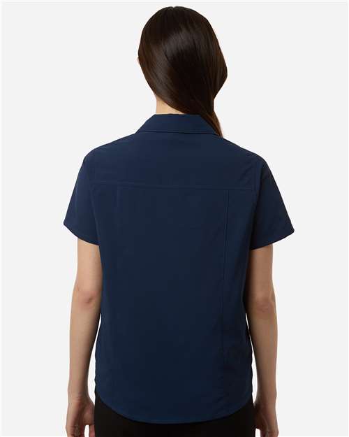 Women's UltraUVP Shoreline Short Sleeve Staff Shirt - Classic Navy