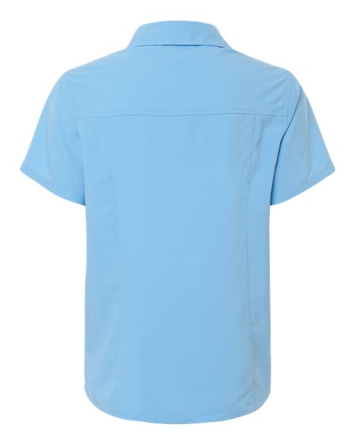 Women's UltraUVP Shoreline Short Sleeve Staff Shirt - Columbia Blue