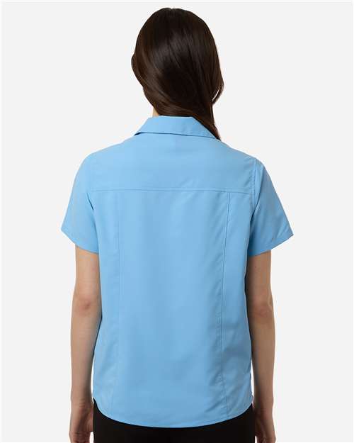 Women's UltraUVP Shoreline Short Sleeve Staff Shirt - Columbia Blue