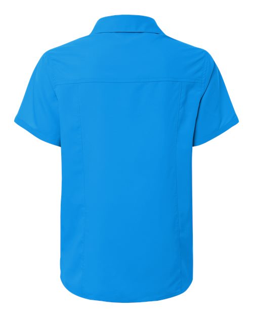 Women's UltraUVP Shoreline Short Sleeve Staff Shirt - Electric Blue
