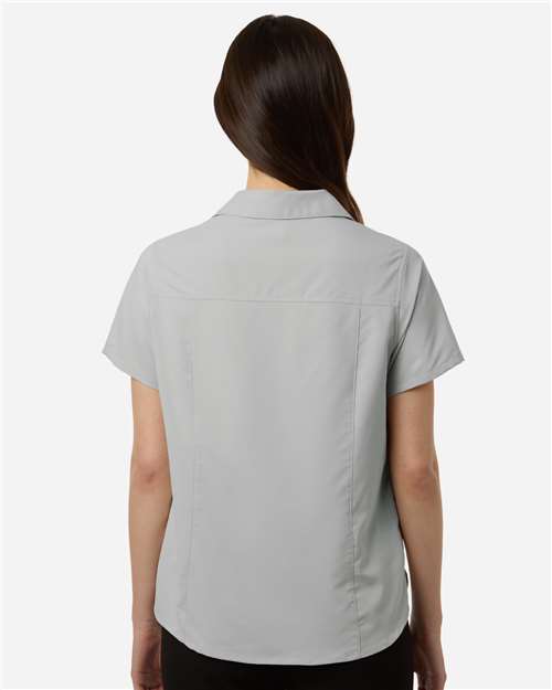 Women's UltraUVP Shoreline Short Sleeve Staff Shirt - Platinum