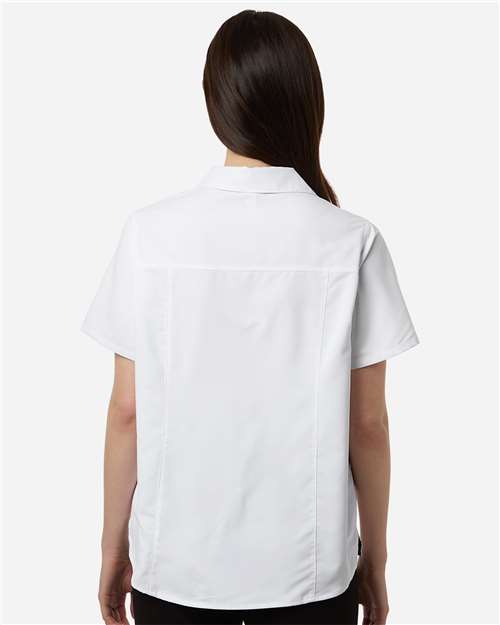 Women's UltraUVP Shoreline Short Sleeve Staff Shirt - White