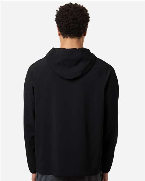 Men's UltraUVP Shoreline Long Sleeve Hooded Pullover - Black