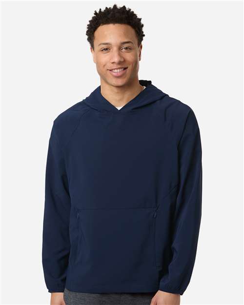 Men's UltraUVP Shoreline Long Sleeve Hooded Pullover - Classic Navy