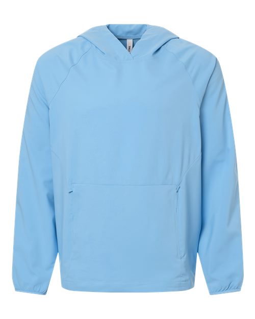 Men's UltraUVP Shoreline Long Sleeve Hooded Pullover - Columbia Blue