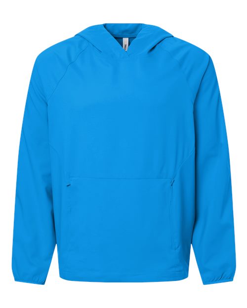 Men's UltraUVP Shoreline Long Sleeve Hooded Pullover - Electric Blue