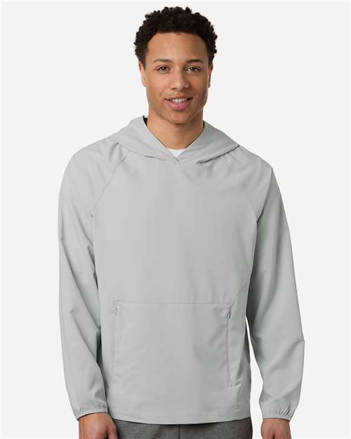 Men's UltraUVP Shoreline Long Sleeve Hooded Pullover - Platinum