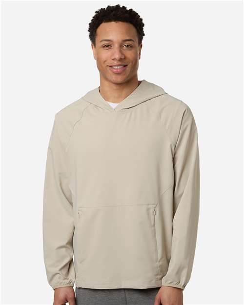Men's UltraUVP Shoreline Long Sleeve Hooded Pullover - Stone