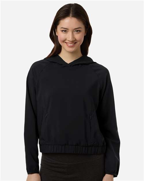 Women's UltraUVP Shoreline Long Sleeve Hooded Pullover - Black