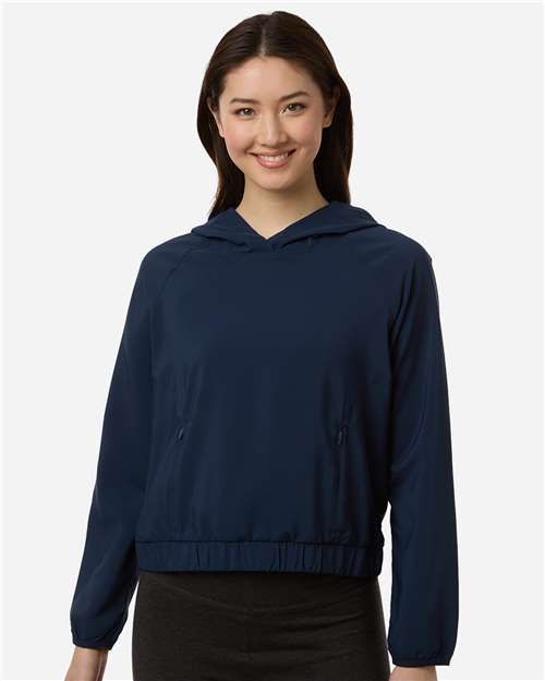 Women's UltraUVP Shoreline Long Sleeve Hooded Pullover - Classic Navy