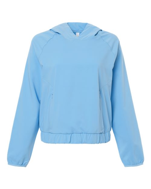 Women's UltraUVP Shoreline Long Sleeve Hooded Pullover - Columbia Blue